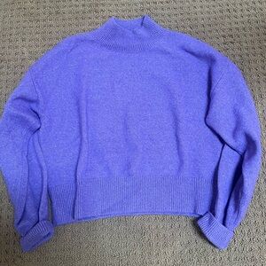 And Other Stories Purple Mockneck Sweater - Size Small